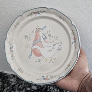International China Stoneware Marmalade Goose salad plate Country Chic